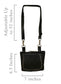 Leather Belt Loop Bag with Studded