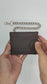 Leather Bifold Chain Wallet With Popper closure
