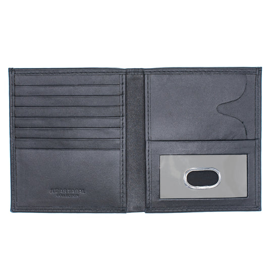 Black Euro Size Bifold Wallet | Men's Fashion