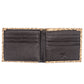 Men's RFID Blocking Leather Cobra Brown Bi-fold Wallet Model : J521