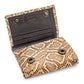 Snake Cobra Brown Trifold Leather Wallet for Men