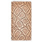Checkbook Size 𝅺Trifold Leather Wallet RFID Cobra Brown