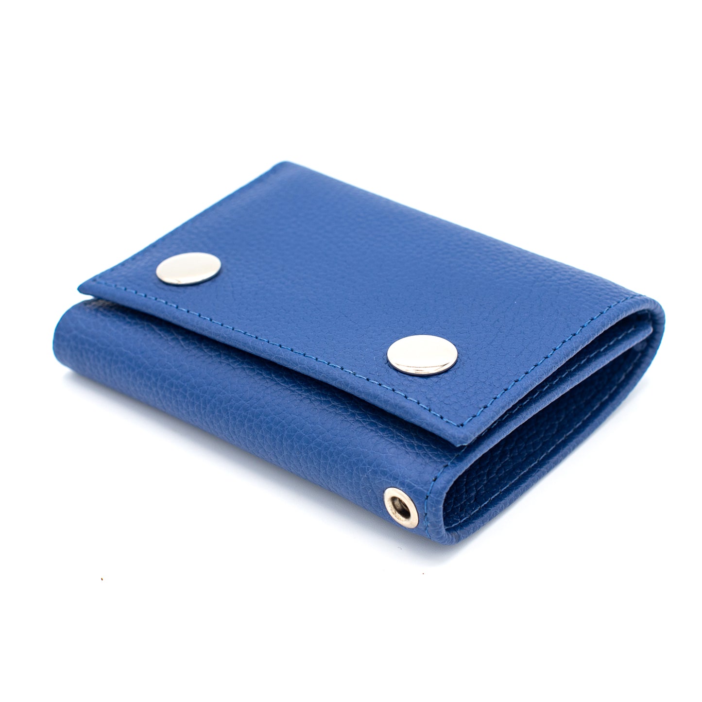 Snap Button Trifold Wallet for Biker