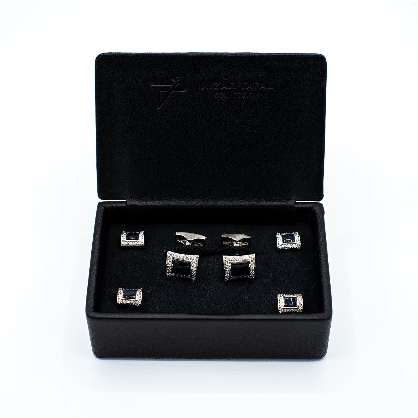 Cufflinks for Men Sterling 925 Silver With Steel Plating Cufflinks Studded With Sparkling VVS Zircon Suited For All Occasions