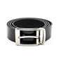 Genuine Leather Belts For Men Dress Black Belts Chrome Finished Buckle  Formal Mens Belt