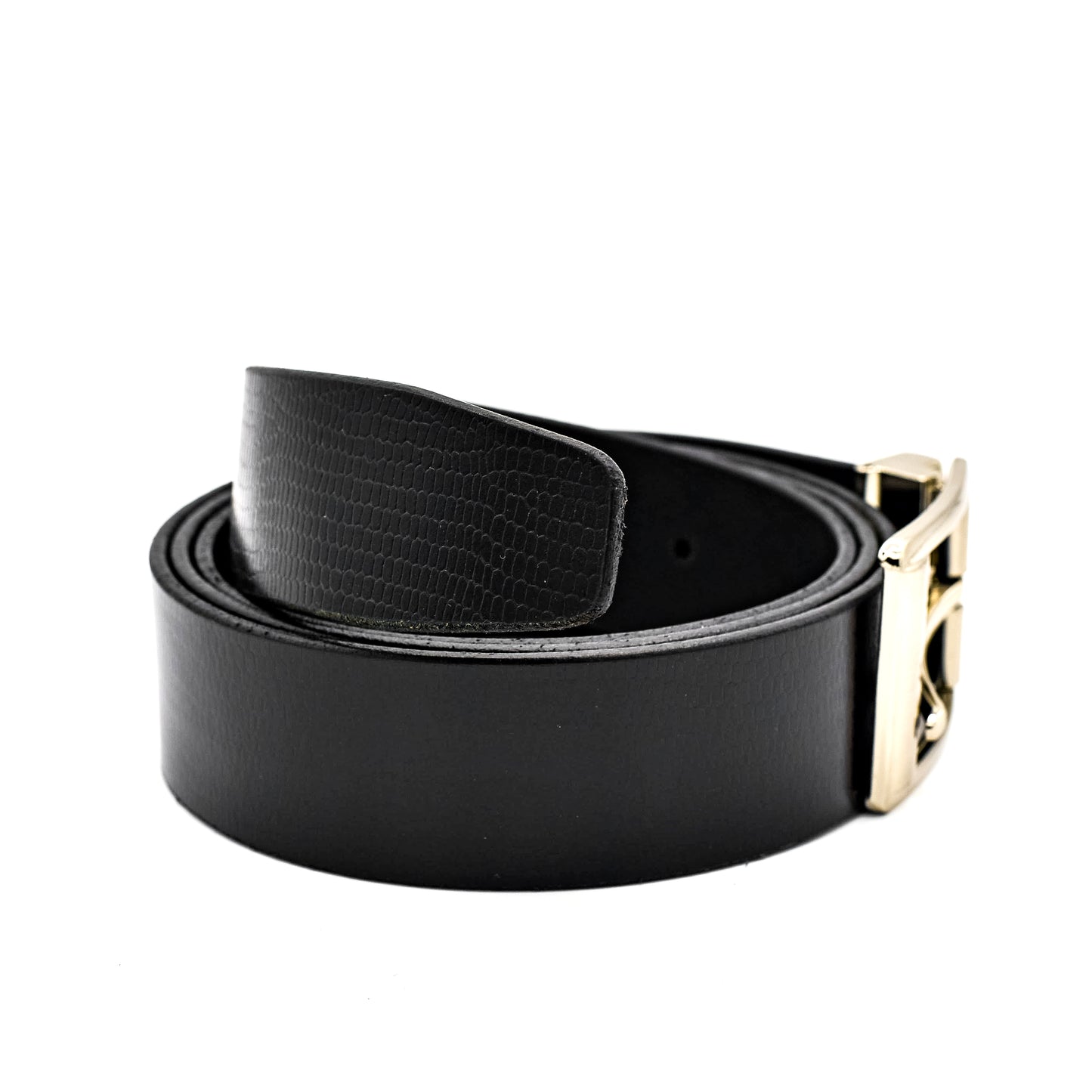 Genuine Leather Belts For Men Dress Black Belts Chrome Finished Buckle  Formal Mens Belt