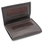 RFID Safe Leather Tri-Fold Wallet  Velcro Close
