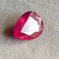 2.11 Carats Pear Cut Old Burma (Myanmar) Pigeon's Blood Red Ruby Heated GIA Certified of U.S.A 4C Natural Corundum