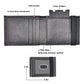 RFID Safe Leather Bi-Fold Wallet Model : J1441